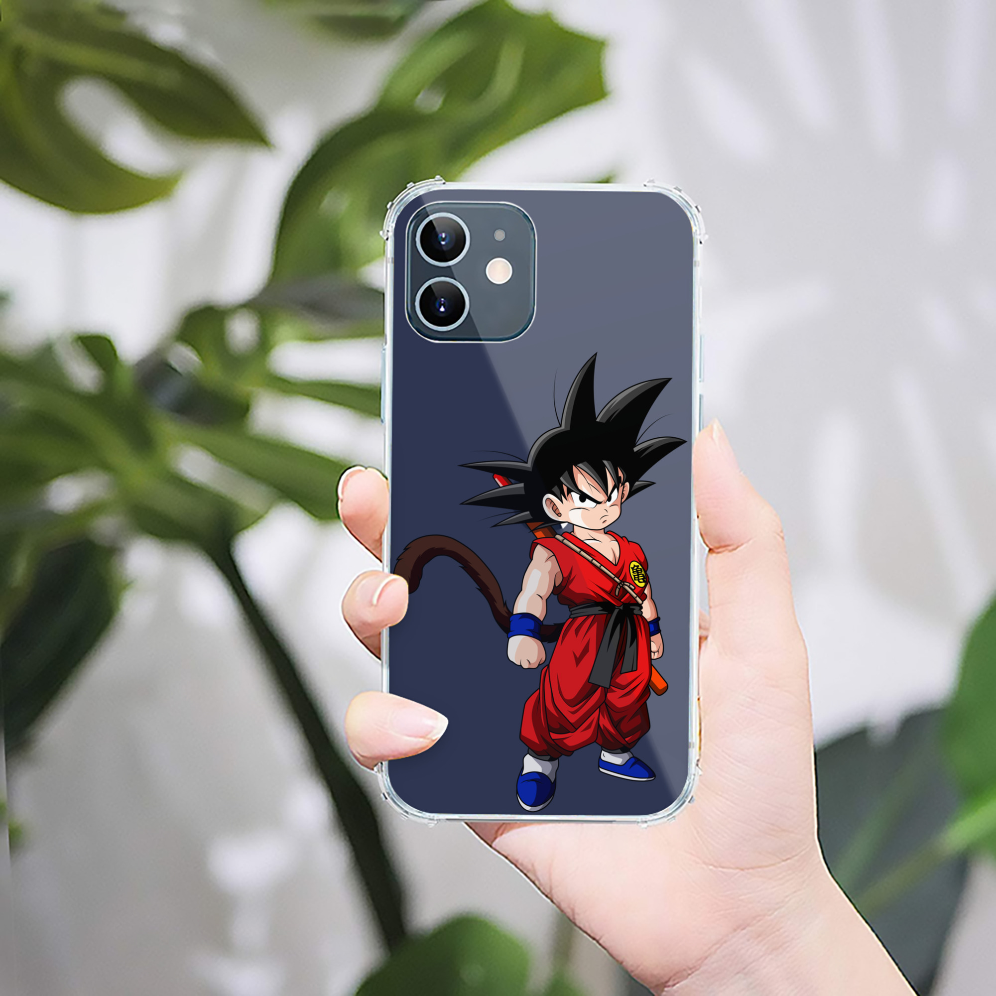 （画像用） ドラゴンボール 孫悟空（そん ごくう）Son Goku カカロット DRAGON BALL Kakarotto 【iPhone 12シリーズ対応】透明スマホケース（クリアソフトケース）